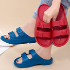 Summer Beach Sandals Thick-Soled Open Toe EVA Slippers for Outdoor Wear