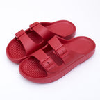 Summer Beach Sandals Thick-Soled Open Toe EVA Slippers for Outdoor Wear