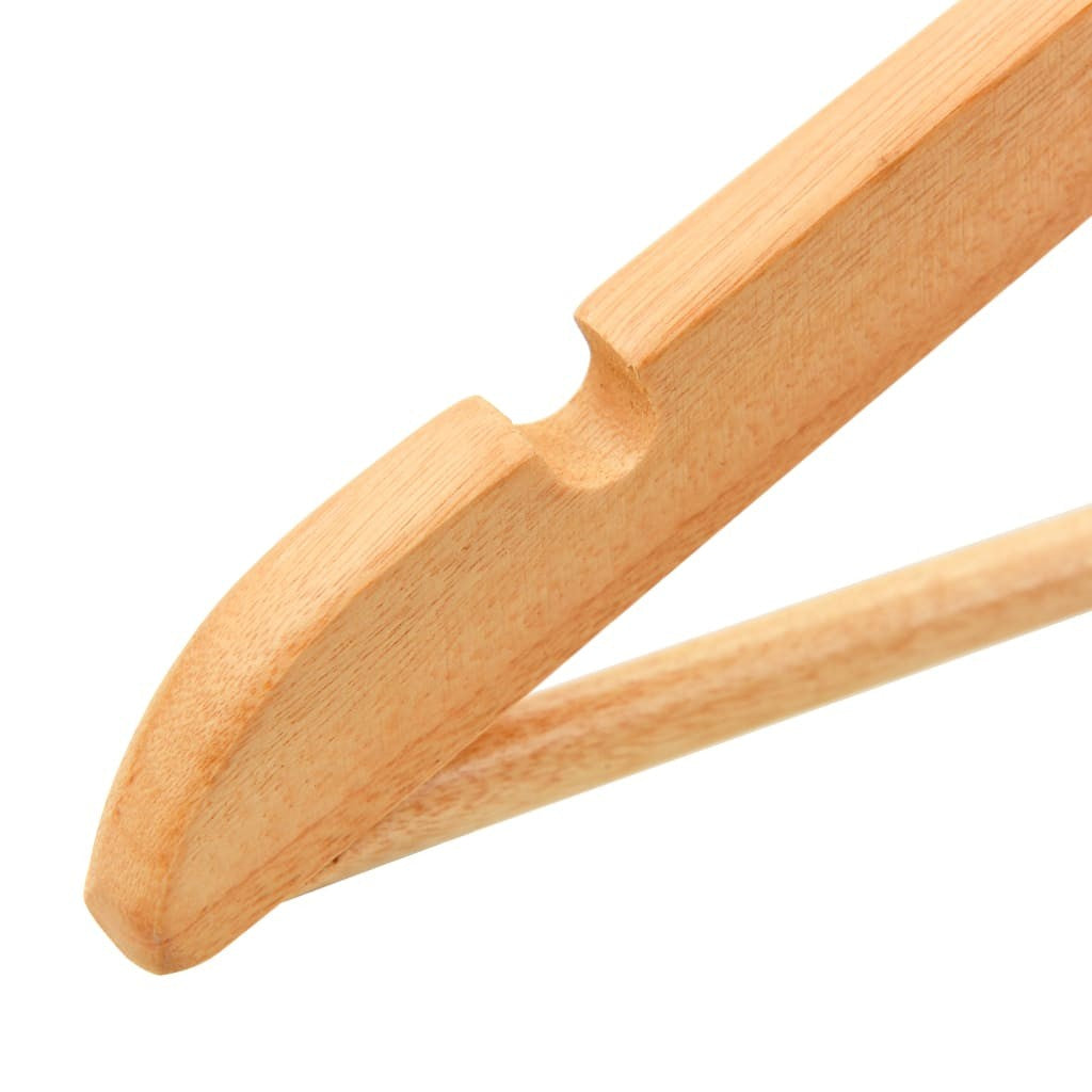 Non-slip hangers 20 pcs Hardwood