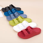 Summer Beach Sandals Thick-Soled Open Toe EVA Slippers for Outdoor Wear